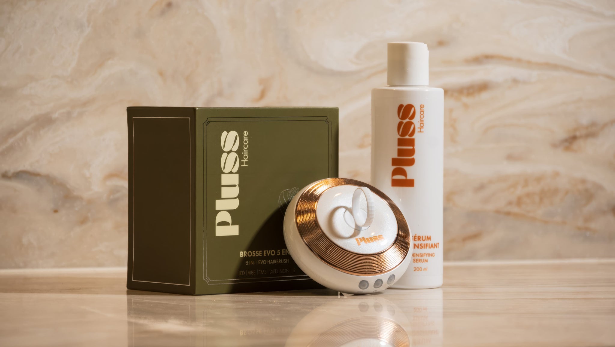 Brosse EVO 5-en-1 + Sérum redensifiant