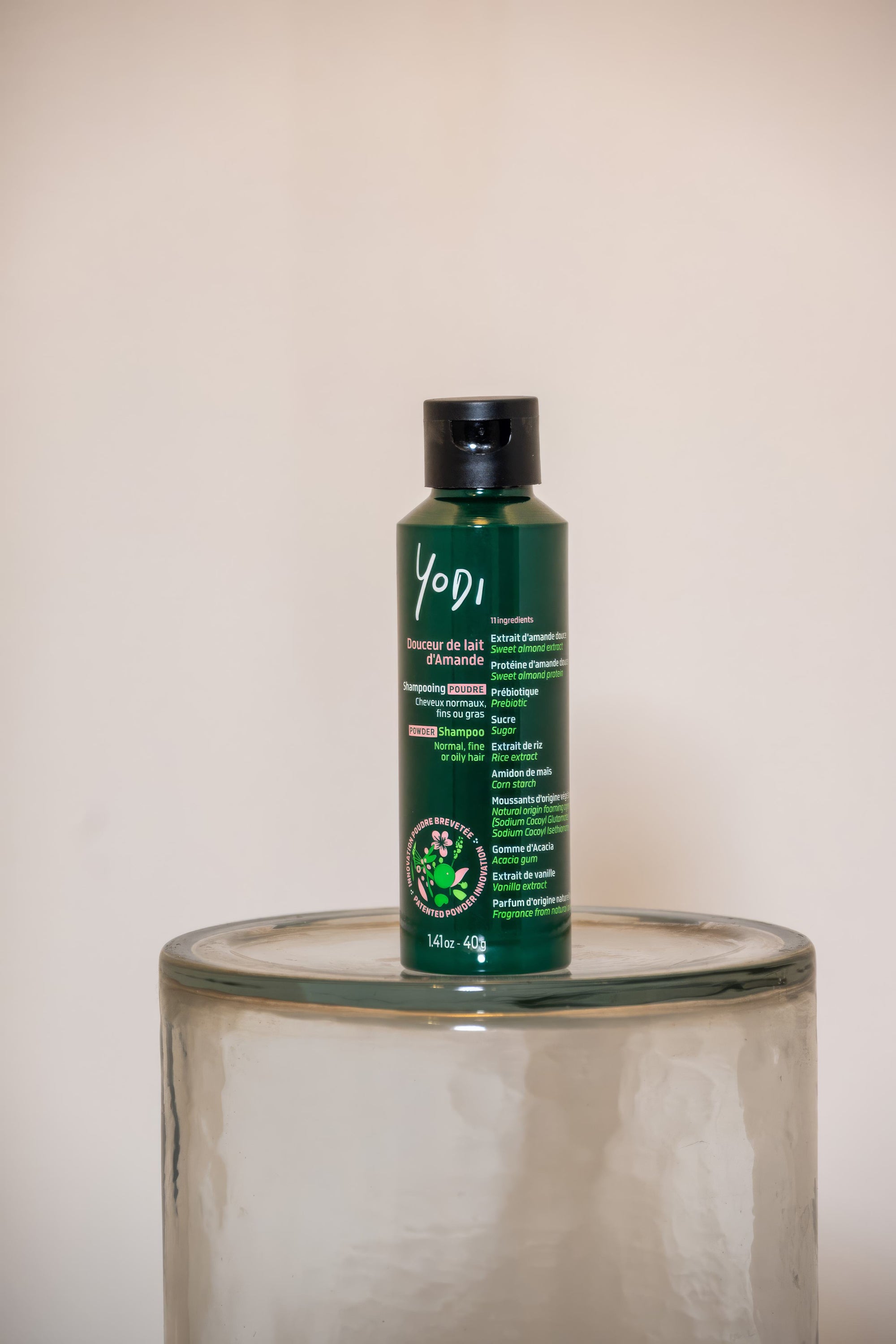 YODI shampoing en poudre au lait d'amande