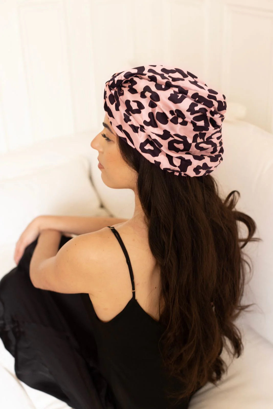 Bonnet de nuit en soie